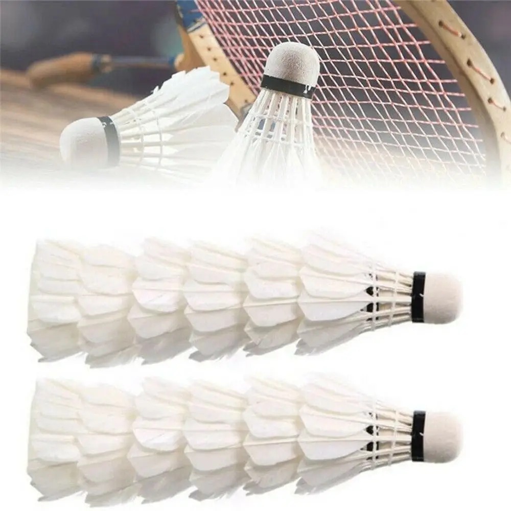 Badminton League - 3x Badminton Shuttlecocks Professional White High