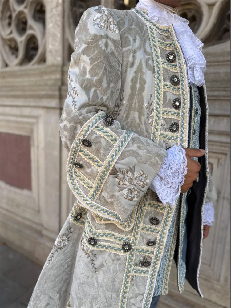 Badminton Victory - 1700s Baroque Rococo Men's Tuxedo Costume