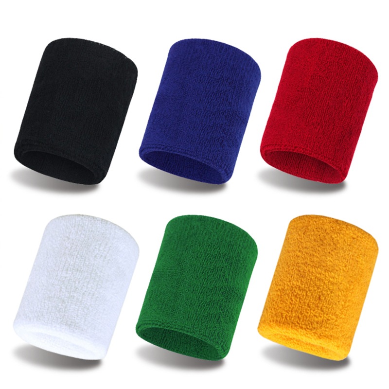 1 Pair Cotton Elastic Wristban - Wristband Pair Sweat ulasan dan harga