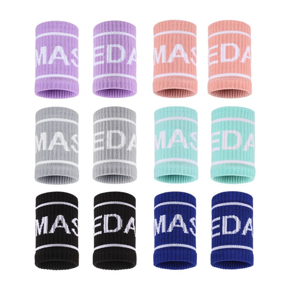 1 Pair Elastic Breathable Spor - Wristband Pair Sweat ulasan dan harga