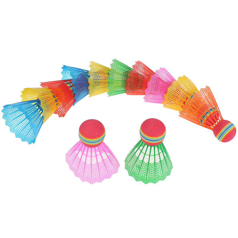 2026 NEW Rainbow Training Badm - Nylon Shuttlecock 12 ulasan dan harga