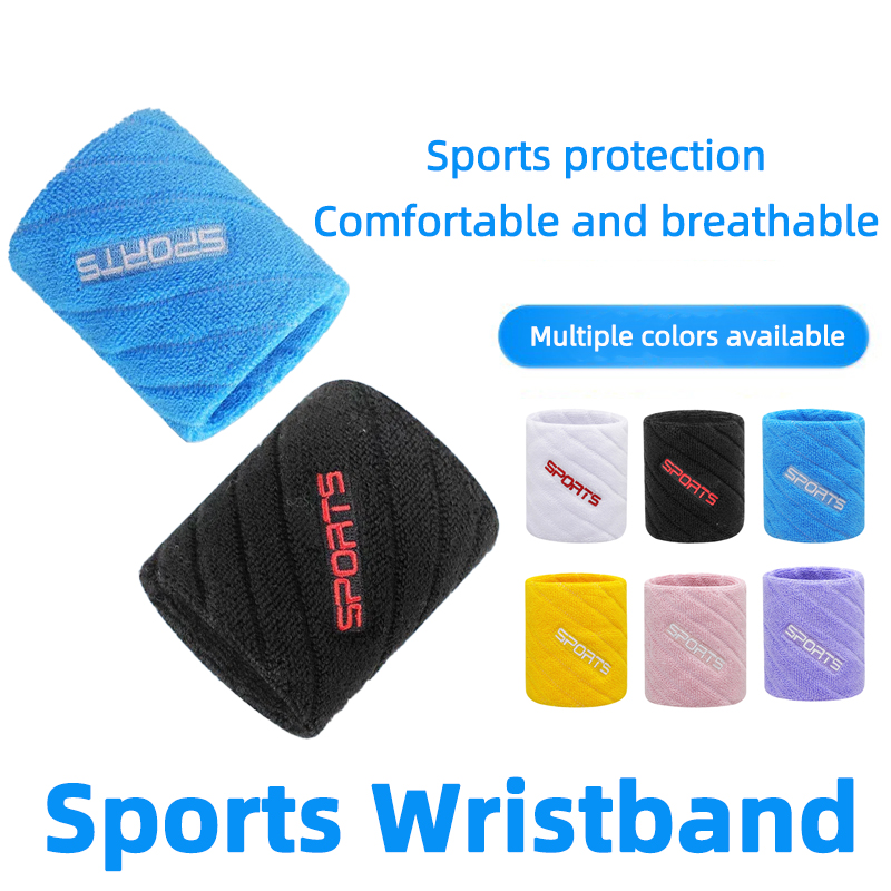 1 Pairs Cotton Elastic Wristba - Wristband Pair Sweat ulasan dan harga