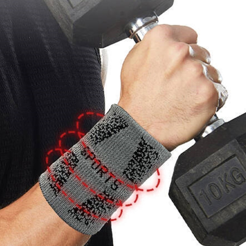 1 Pair Sports Wristbands Sweat - Wristband Pair Sweat ulasan dan harga