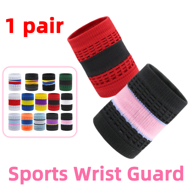 1 Pair Wrist Guard Unisex Adul - Wristband Pair Sweat ulasan dan harga