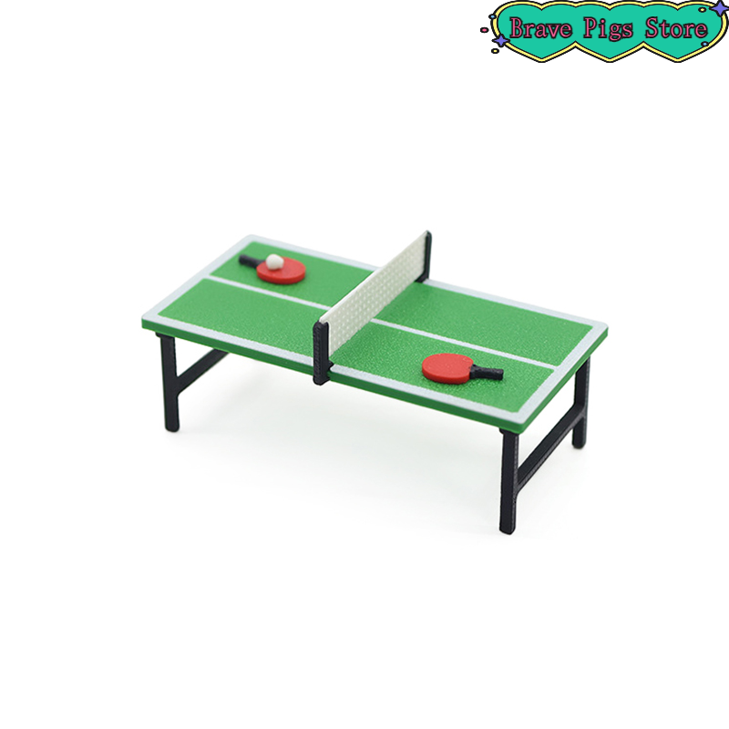 1:12 Miniature Table Tennis Ra - Badminton League ulasan dan harga