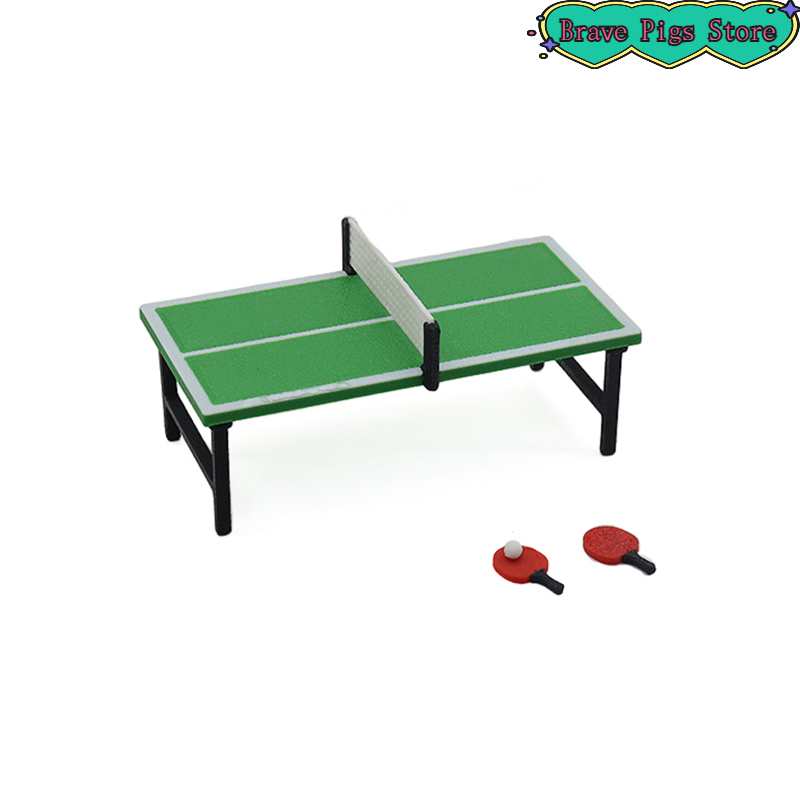 1:12 Miniature Table Tennis Ra - Badminton League ulasan dan harga