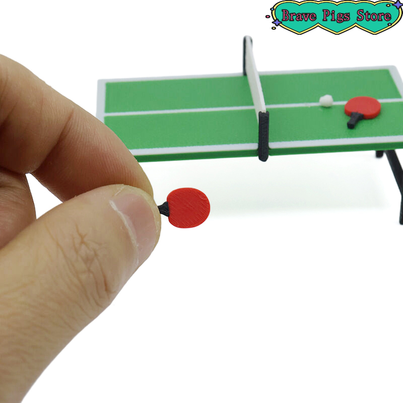 1:12 Miniature Table Tennis Ra - Badminton League ulasan dan harga