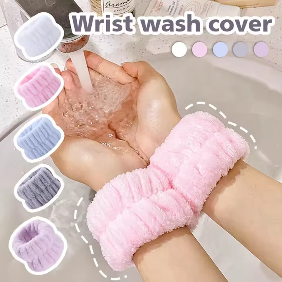 Fashion 2pcs One Pair Wash Fac - Wristband Pair Sweat ulasan dan harga