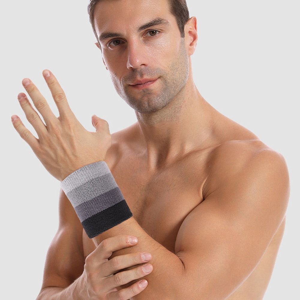 2pcs/pair Colorful Tennis Wris - Wristband Pair Sweat ulasan dan harga