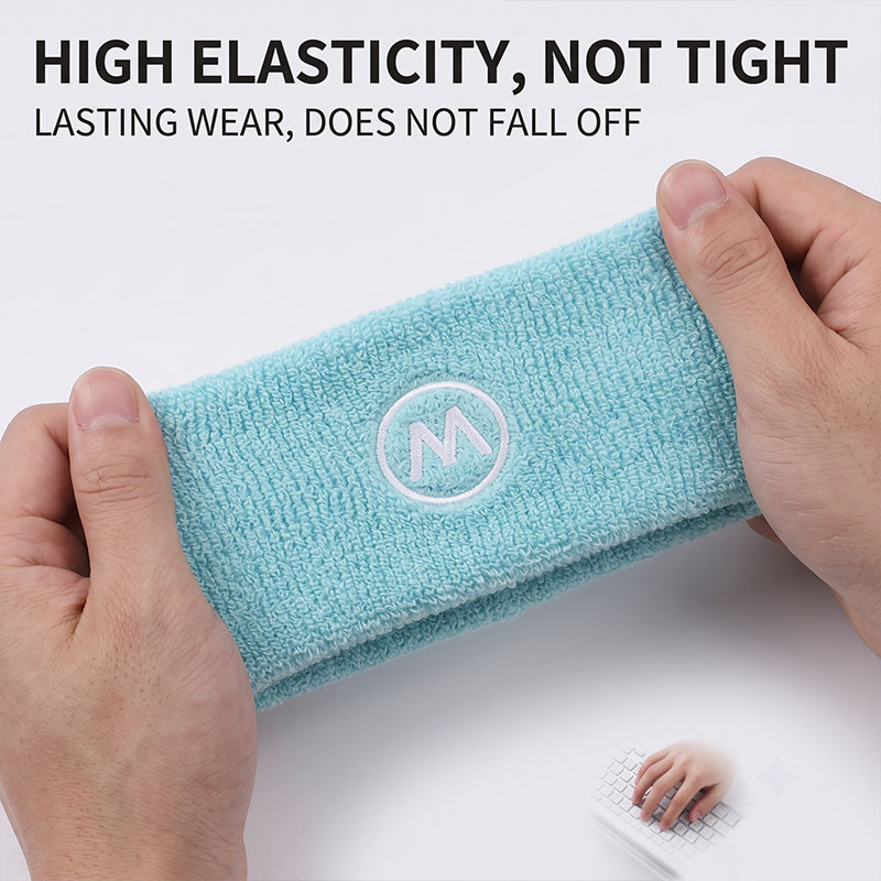 1 Pair of Sweat-Absorbent and  - Wristband Pair Sweat ulasan dan harga