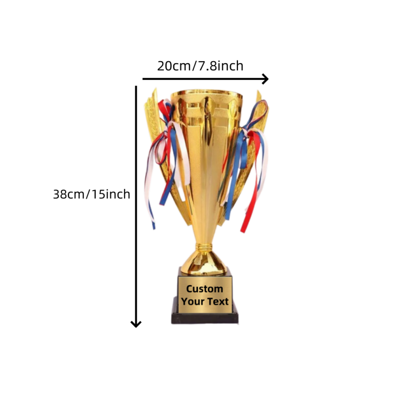 11/15inch Tall Gold Cup Trophy - Badminton Victory ulasan dan harga