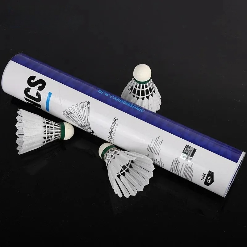 12pcs NCS Carbon Sound Badmint - Nylon Shuttlecock 12 ulasan dan harga