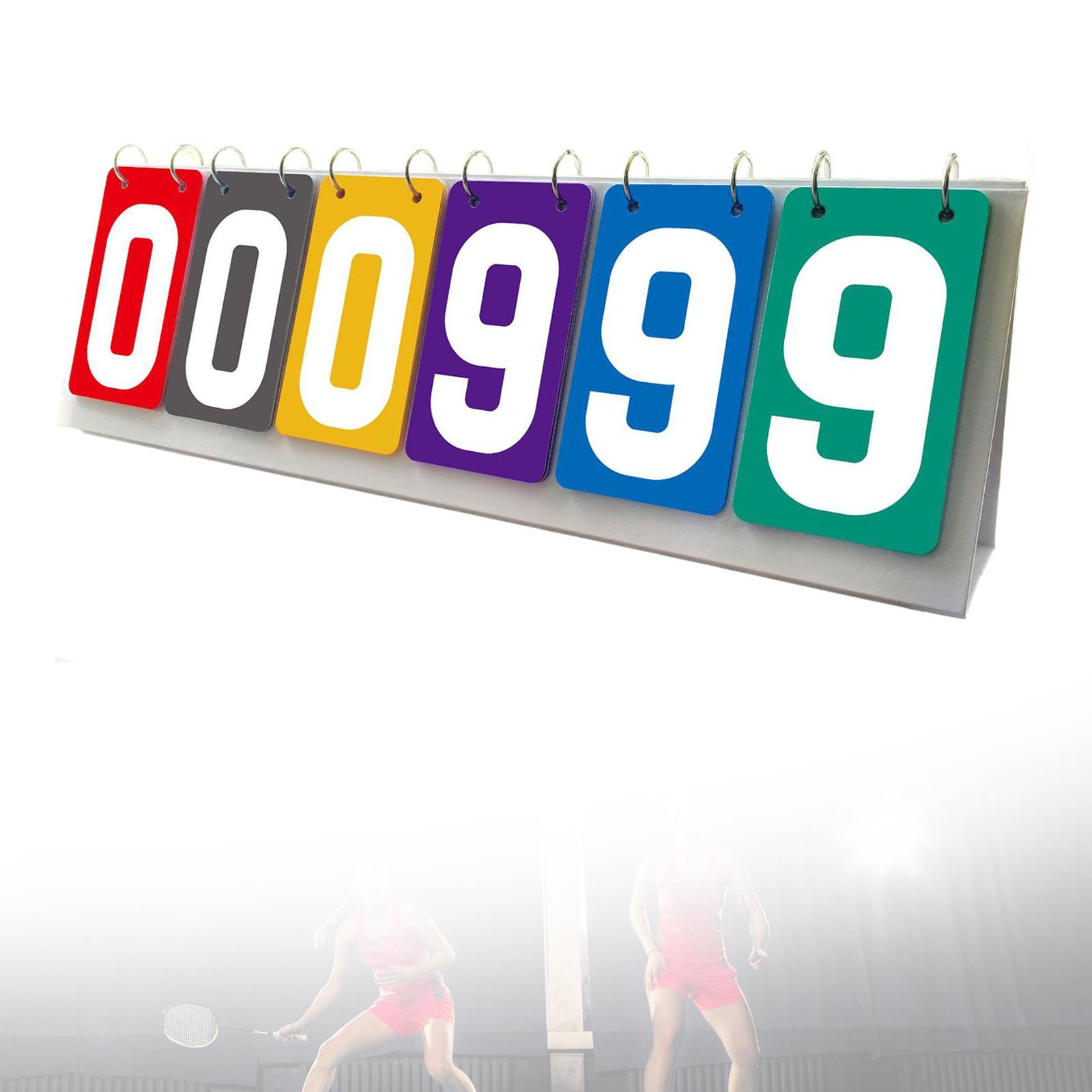 Scoreboard Score Flip Cards Sc - Badminton Scoreboard ulasan dan harga