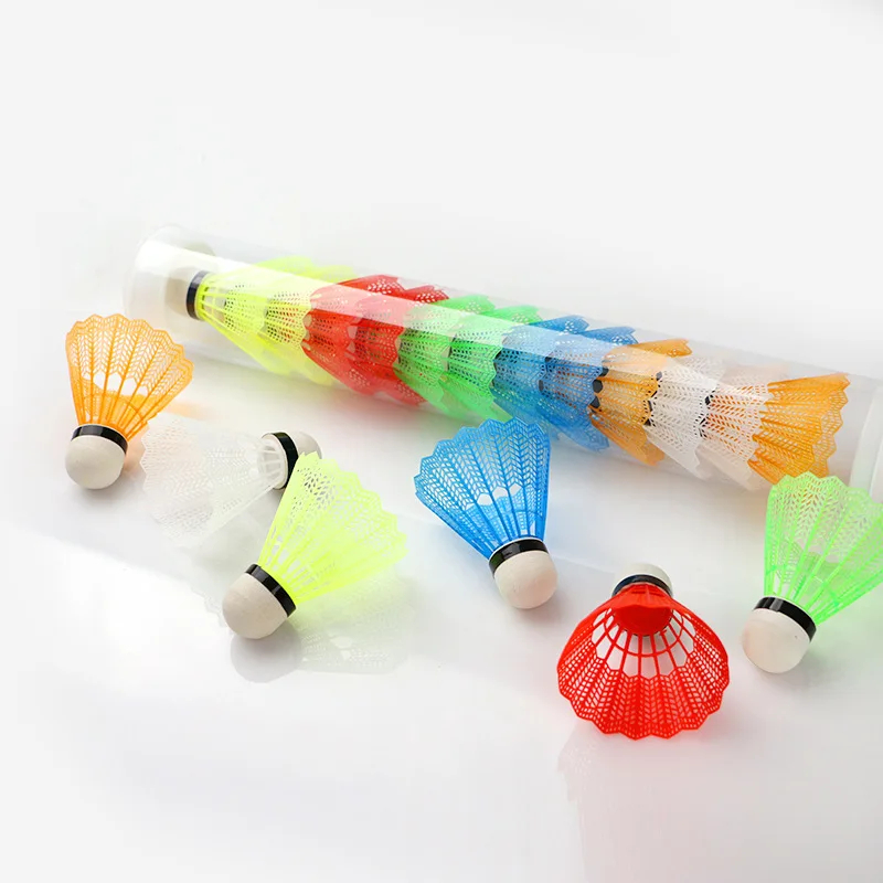 12 Pcs/Set Colorful Shuttlecoc - Badminton League ulasan dan harga