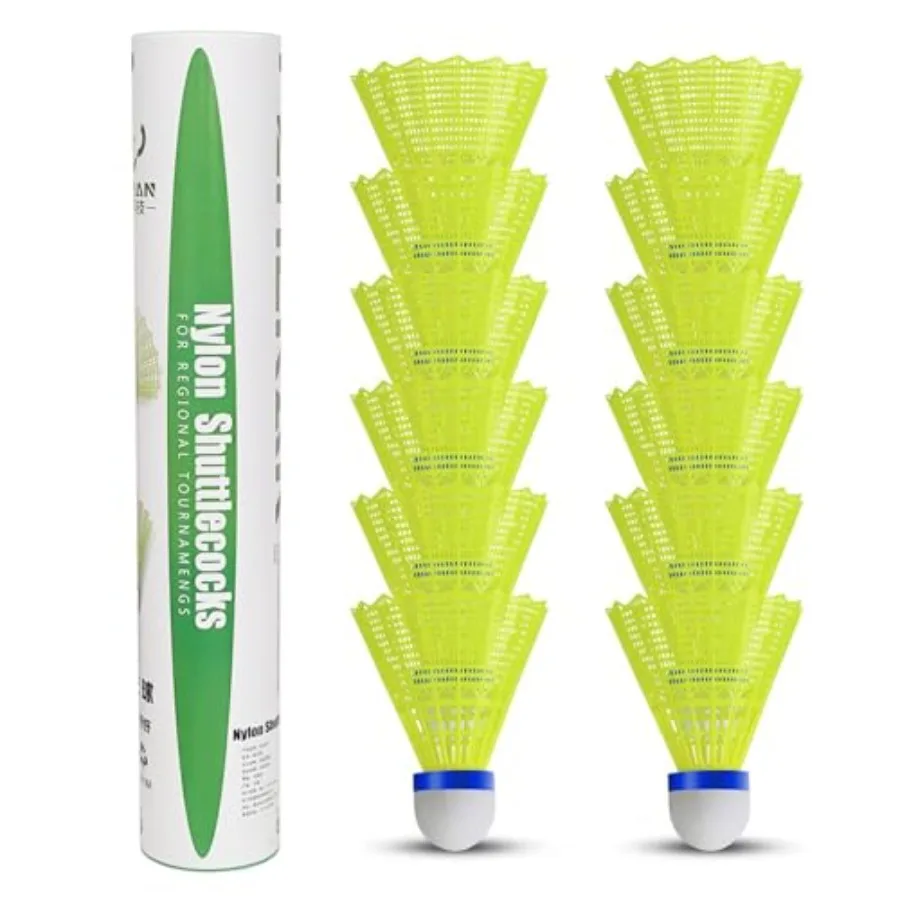 Goose Feather Badminton Shuttl - Nylon Shuttlecock 12 ulasan dan harga
