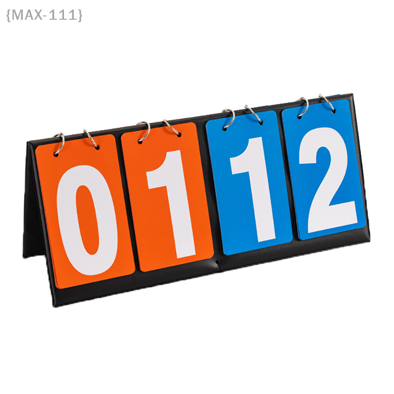 【No】Portable Tabletop Scoreboa - Badminton Game ulasan dan harga